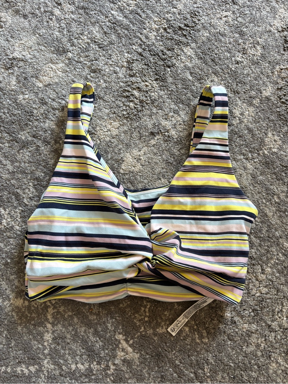 SOLD OUT FP Movement Never Better Printed Reversible Twist Crop - Wave Stripe